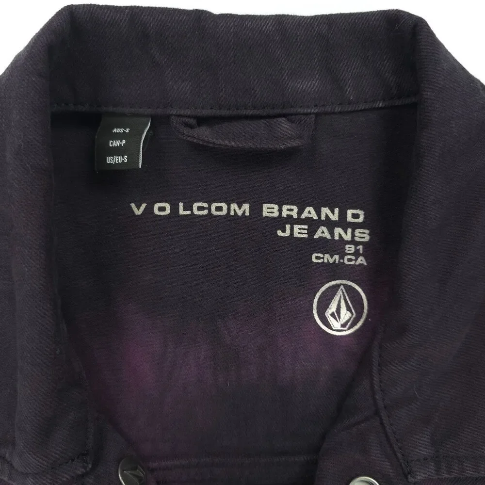 NEW Volcom Vaderetro Skeleton Jacket Tie Dye Y2k Punk Grunge Skate Streetwear